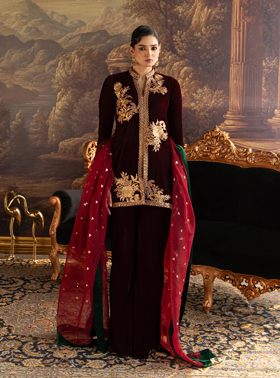 Claret Flared Pants - Image 4